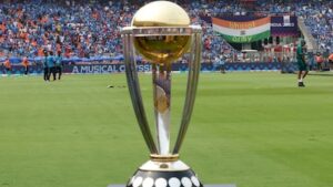 Cricket world cup trophy